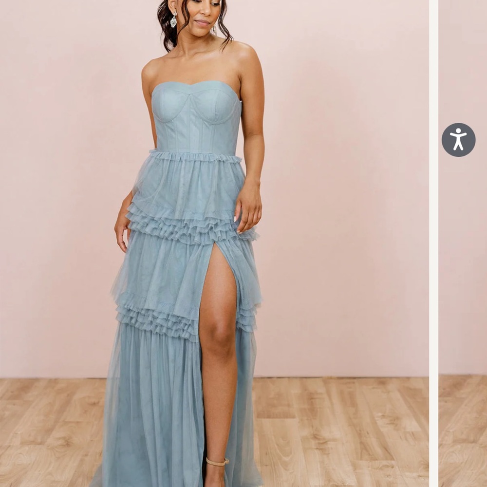 BRAND NEW Bridesmaid blue dress by Revelry